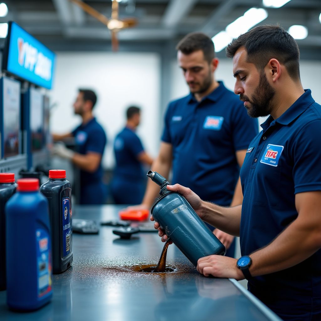 Servicio de lubricantes YPF Box